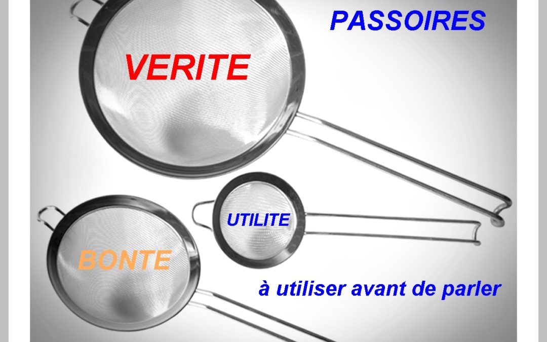 Les trois passoires de Socrate
