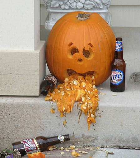 citrouille qui vomit