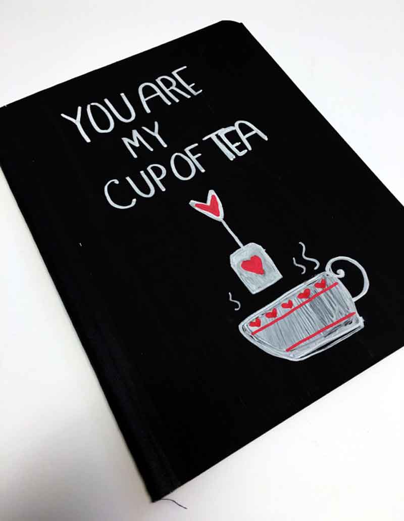 Peinture à la craie - peinture ardoise - ordinateur