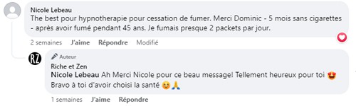 Très impressionnée par la rapidité et l’efficacité de ses traitements. Dominic est respectueux et professionnel. Je recommande fortement.